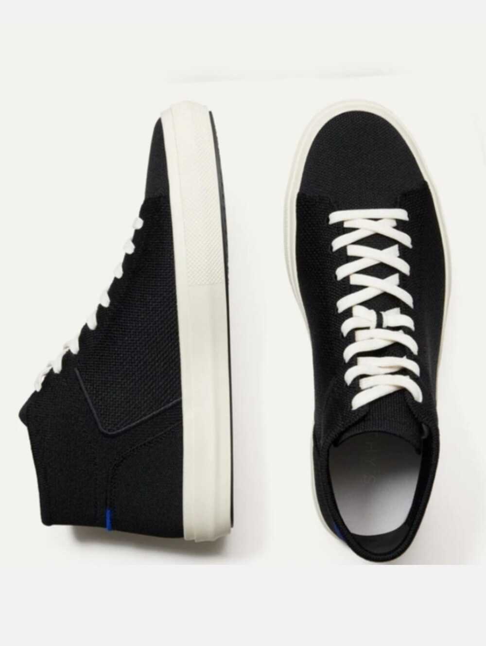 Rothy’s The High Top Sneakers In Black Size 8.5